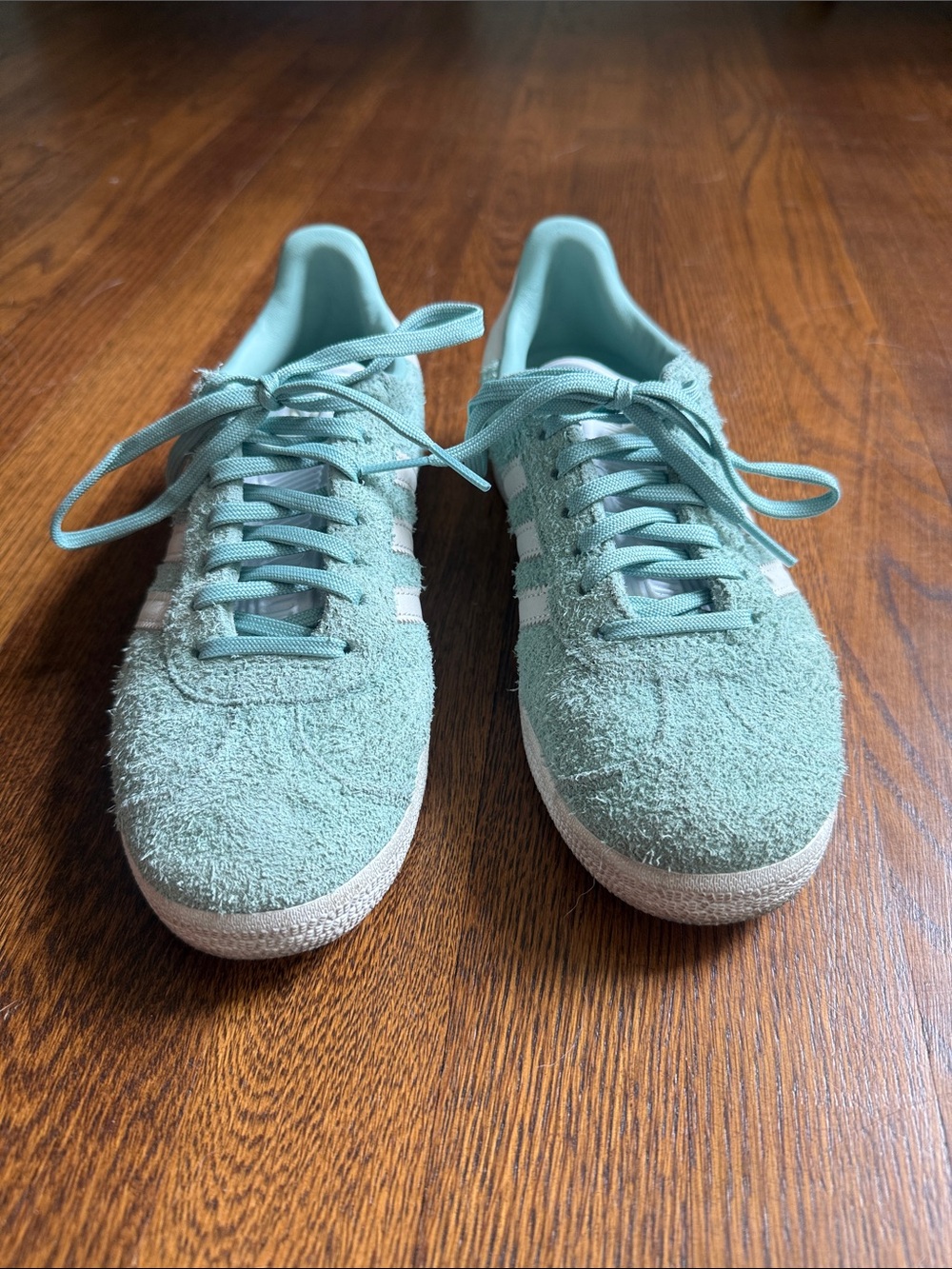 Adidas Women’s Hazy Green Gazelle Shoes